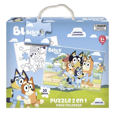 Puzzle Bluey 2 en 1 de 35 Piezas