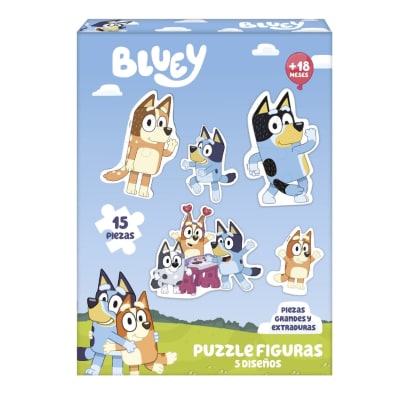 Puzzle Bluey Aprendizaje 5 en 11