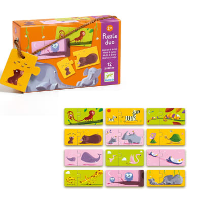 Puzzle Educativo madre e hijo Djeco1