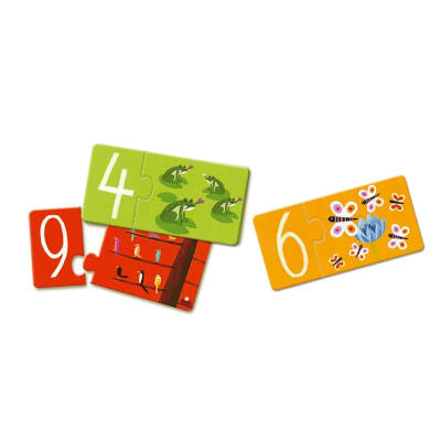 Puzzle Educativo Duo Números Djeco