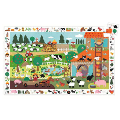 Puzzle Granja poster Djeco1