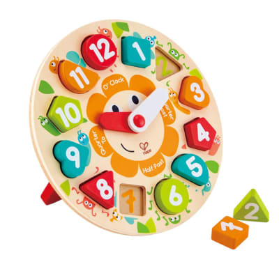 Puzzle Encaje Reloj Didactico Hape