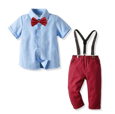 Conjunto de vestir con suspensores Guillermo