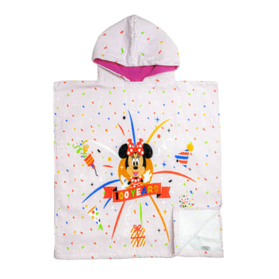 Toalla Poncho Capucha Minnie Disney Bambino1