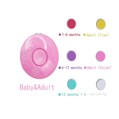 Limador eléctrico redondo rosa1