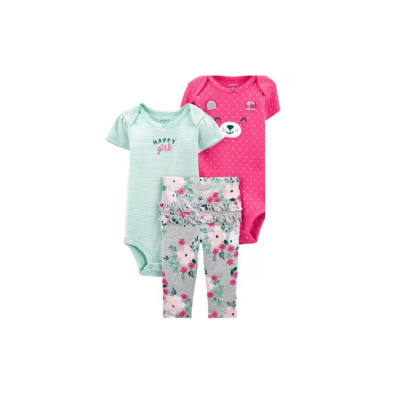 Conjunto 2 Bodys y Pantalón Osita1