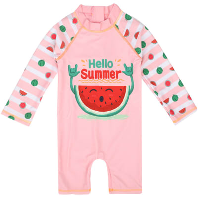 Traje de baño entero sandia1
