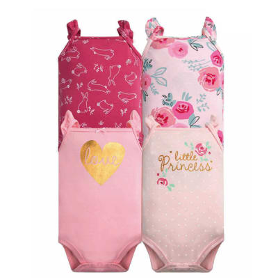Set 4 Bodys sin manga Rosa Princess