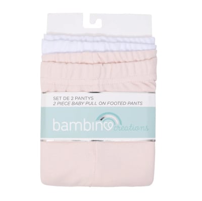 Set 2 Pantys Unicolor Algodón Niña Bambino1