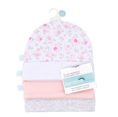 Set de 3 Gorritos Algodón Niña1