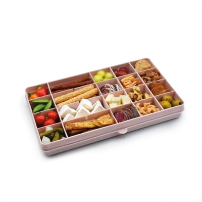 Caja Contenedora xl para Snacks rosa melii1