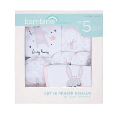 Ajuar Set mi primer regalo Rosa Bambino1