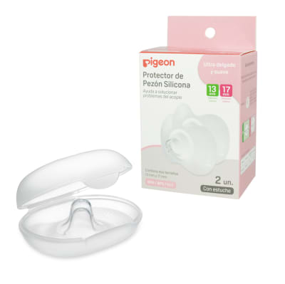 Pack 2 pezoneras silicona Talla M y Talla L Pigeon