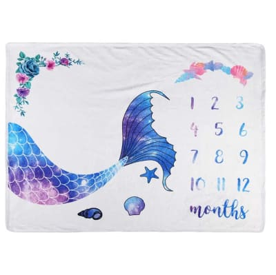 Manta de fotografías de meses Sirena1