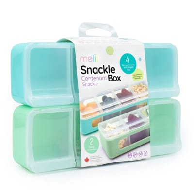 Pack de 2 Contenedores de Snack