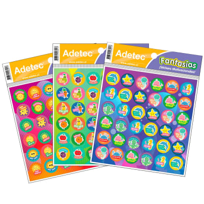 Stickers calcomanías Motivacionales Adetec