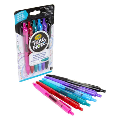 Bolígrafos de gel lavables 6 unidades crayola1