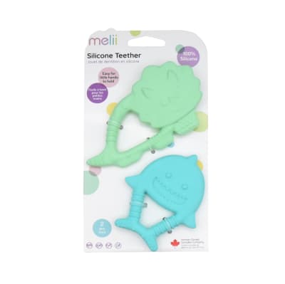Pack de 2 Mordedores Silicona Melii
