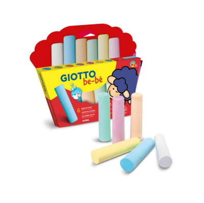 Tiza Jumbo Giotto Bebe 6 Colores