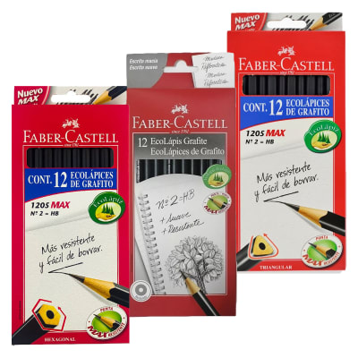 Lápices Grafito Caja 12 Unidades Faber Castell1