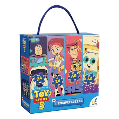 Rompecabezas Toy Story 5 Puzzle 4 En 1, 24 Y 48 Piezas Novelty1