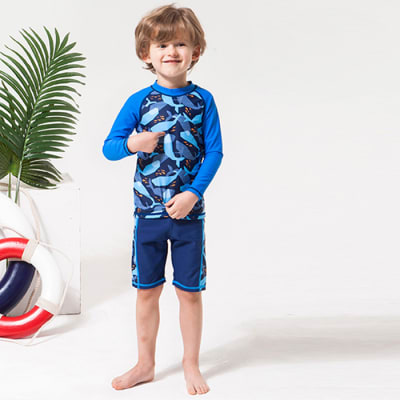 Traje de baño 2 piezas Ballenas