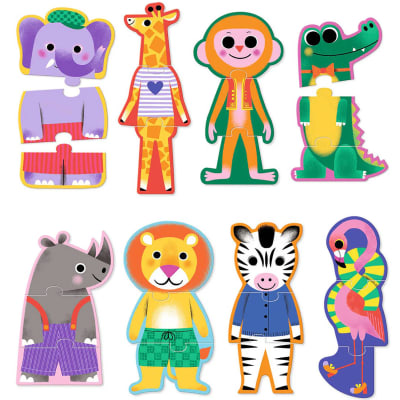 Puzzle Educativo De Trio Animales 24 Piezas Djeco