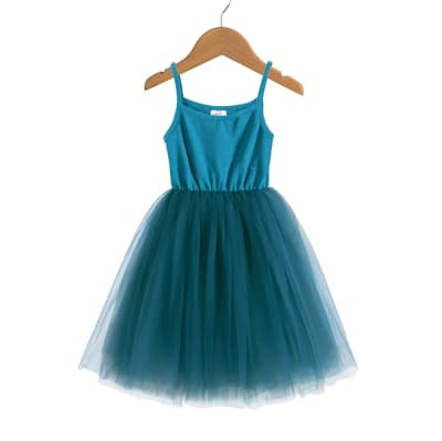 Vestido de Tul Turquesa1