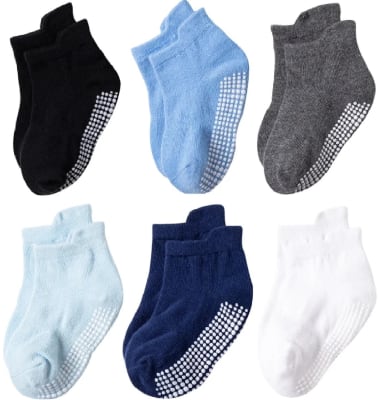 Calcetines 6 pares Unicolor Azul1