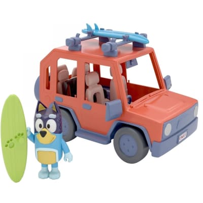 Bluey vehiculo familia 4wd con Bandit