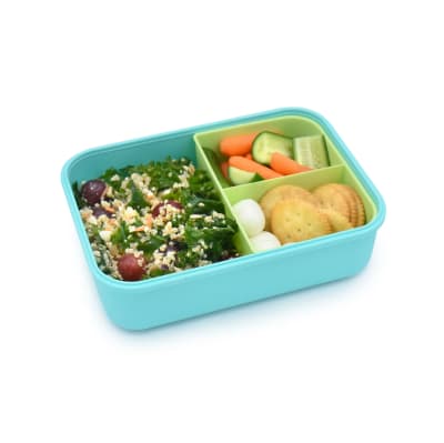 Lonchera Verde Con Compartimiento 1250 ml Melii