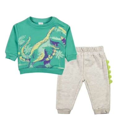 Conjunto Algodón 2 piezas Dinosaurio1