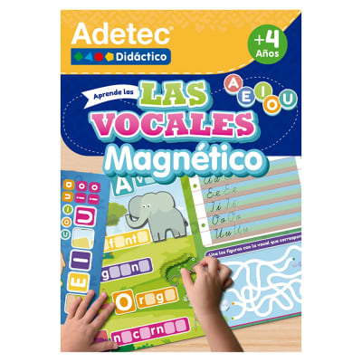 Lamina Magnetica Las Vocales Adetec1
