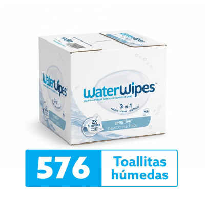 Toallas húmedas waterwipes 576 unidades