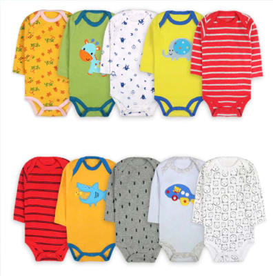 Set de 5 bodys manga larga niño caja