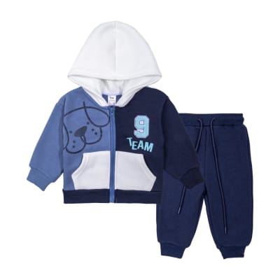 Conjunto 2 Piezas Azul Perrito