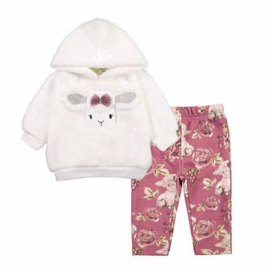 Conjunto Poleron Sherpa Ovejita Niña1