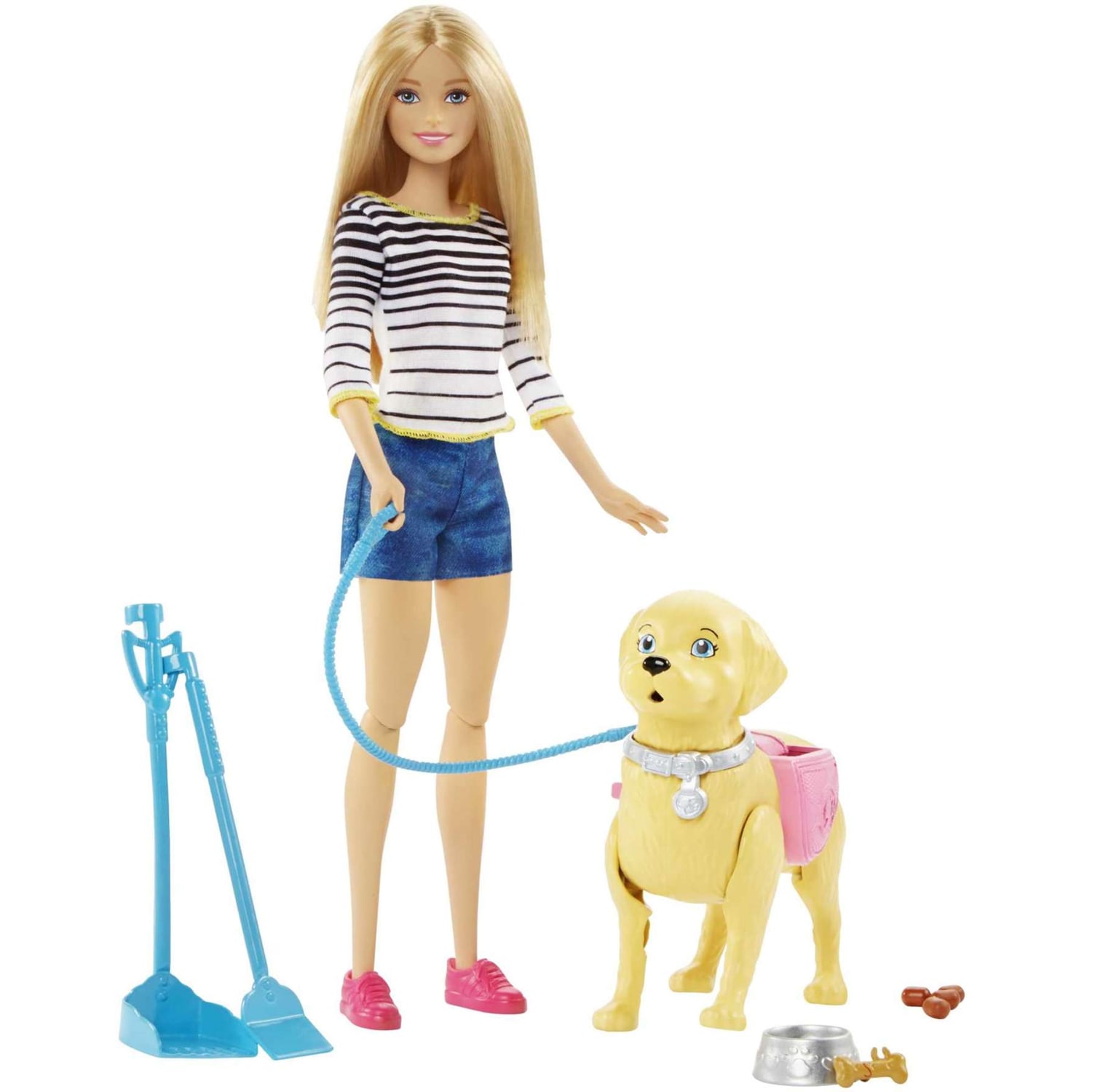 Barbie Paseo De Perrito Mattel MaryShop
