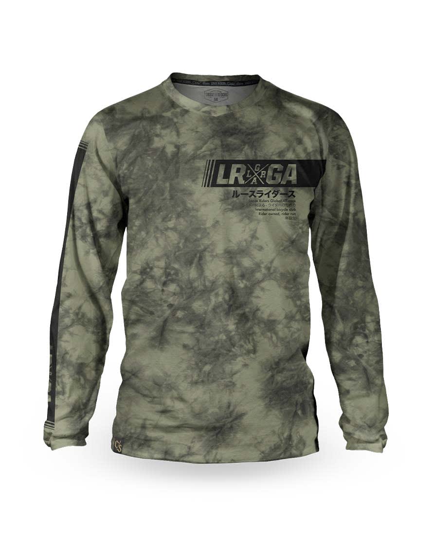 JERSEY HOMBRE LOOSE RIDERS Tie Dye Army2