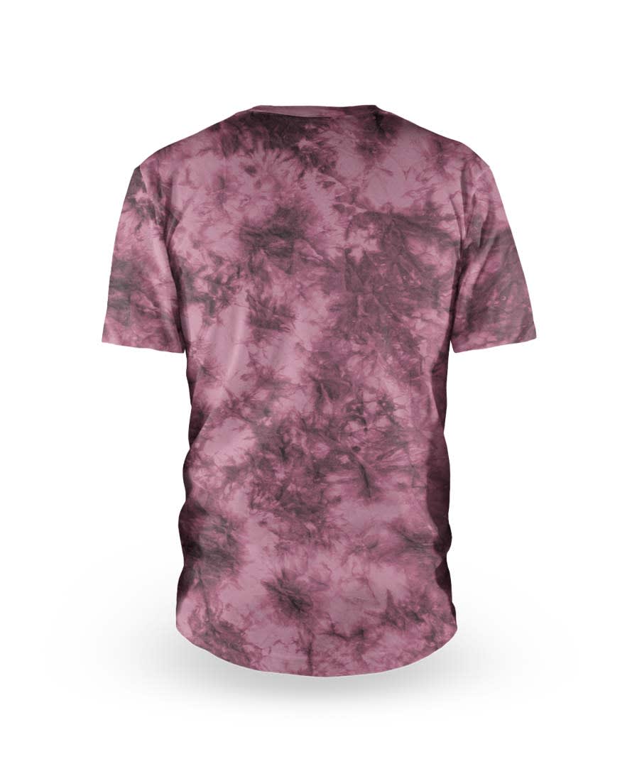 JERSEY MANGA CORTA HOMBRE LOOSE RIDERS Tie Dye Wine-s1