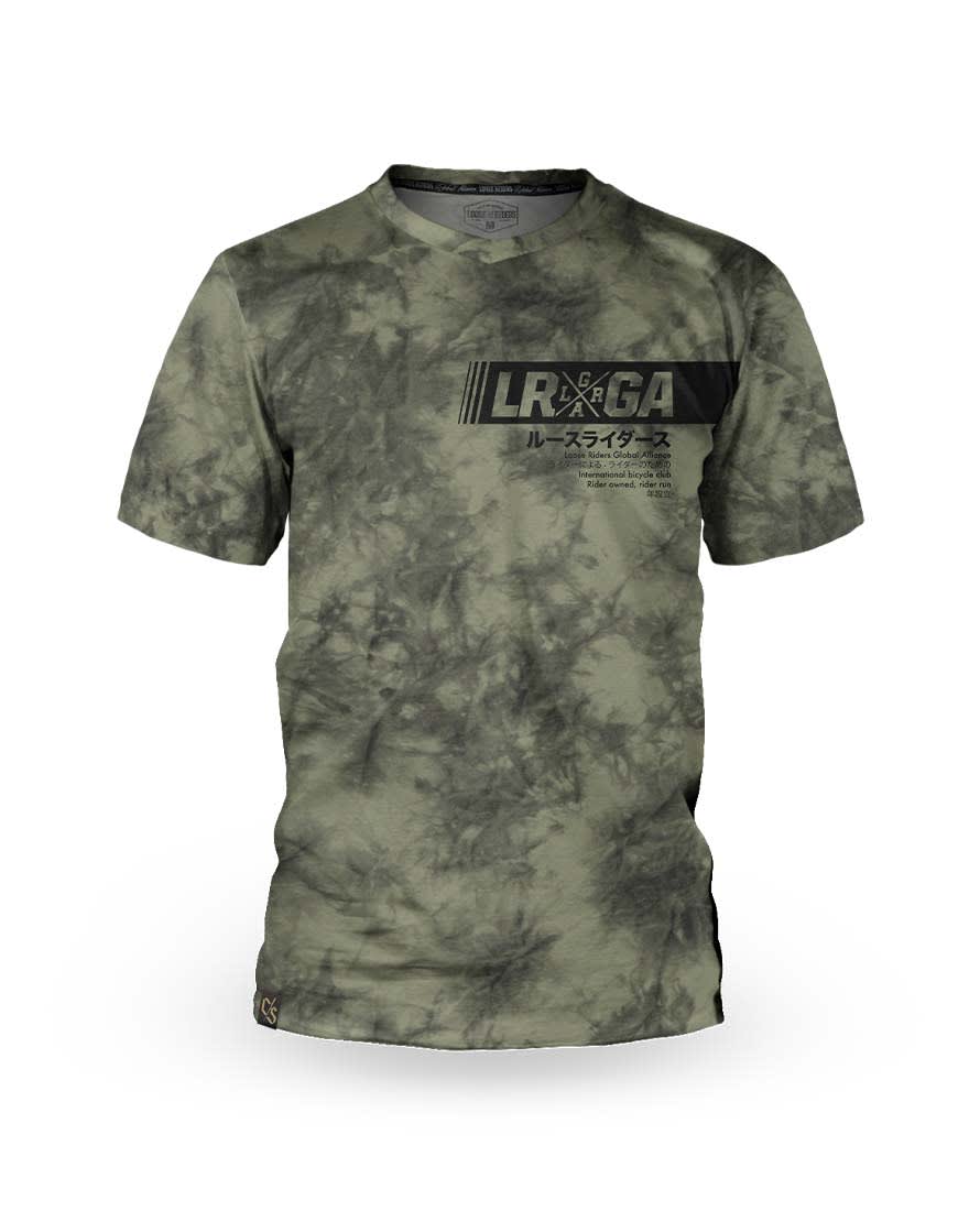 JERSEY MANGA CORTA HOMBRE LOOSE RIDERS Tie Dye Army-s2