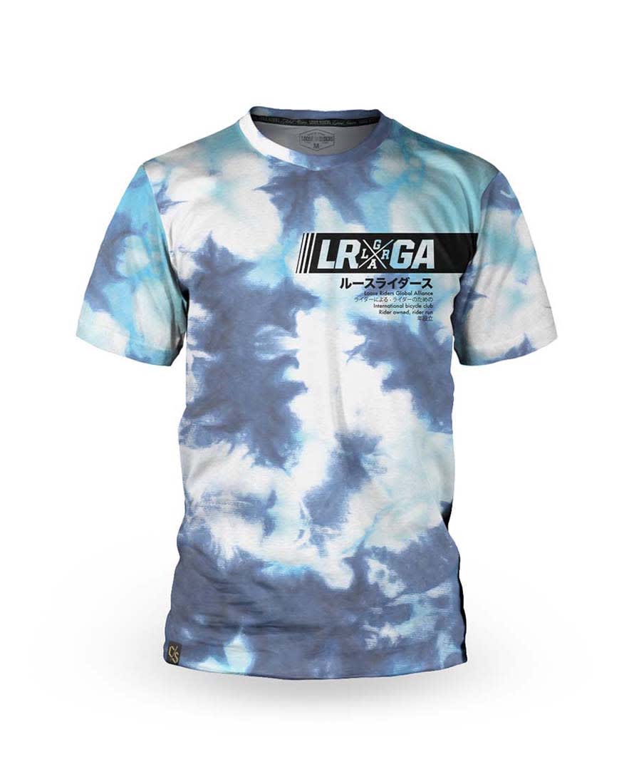 JERSEY MANGA CORTA HOMBRE LOOSE RIDERS Tie Dye Crystal-s1