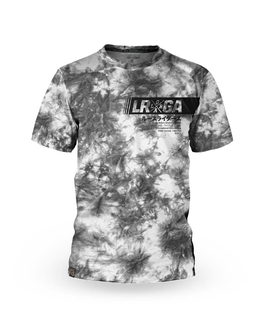 JERSEY MANGA CORTA HOMBRE LOOSE RIDERS Tie Dye Grey-s1