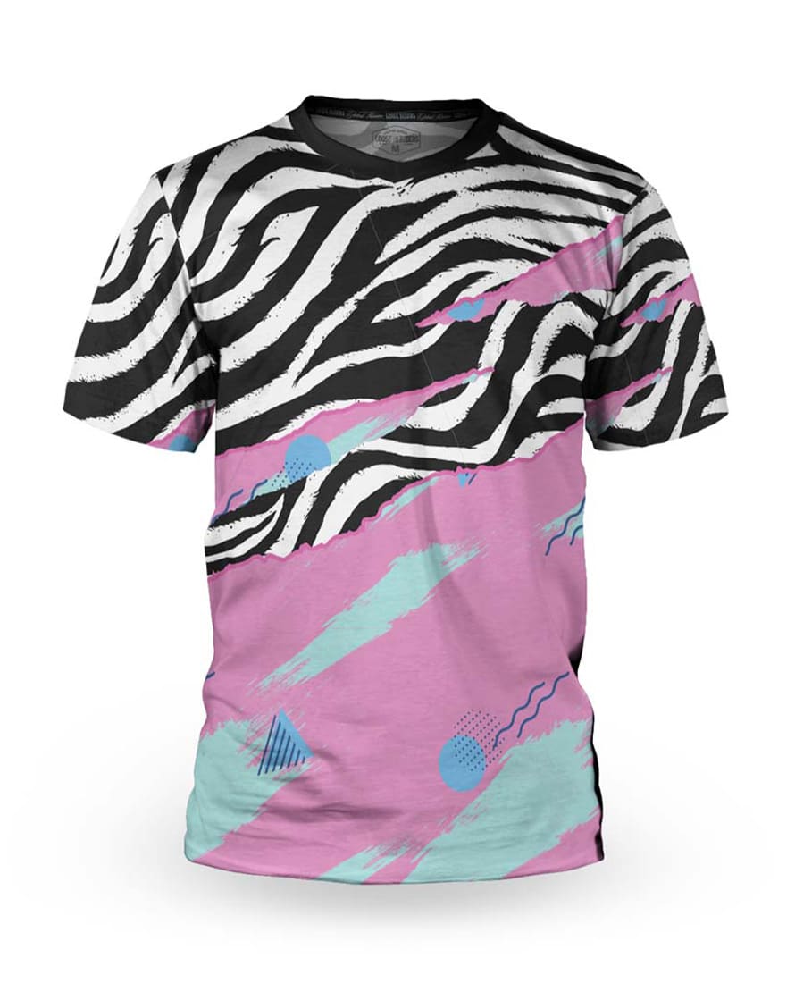 JERSEY MANGA CORTA HOMBRE LOOSE RIDERS Shred Zebra-s1