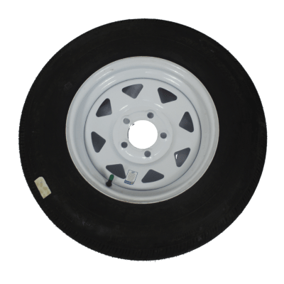 NEUMATICO ST 205/75 R14 CON LLANTA BLANCA 5 PERNOS
