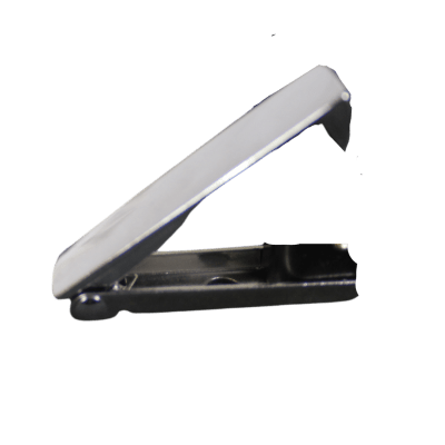 SEGURO ENGANCHE PUERTA DE BODEGA, METAL, CROMADO