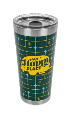 Vaso, Green Grid, 20 oz, Camco