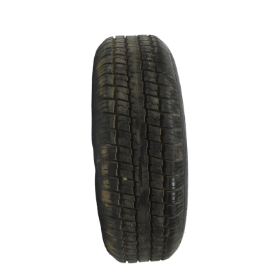 NEUMATICO CON LLANTA, ST205/75R14, CROMADA, 5 PERNOS