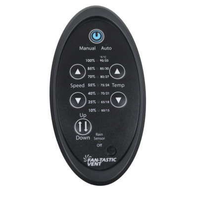 CONTROL AIRE ACONDICIONADO FAN-TASTIC-VENT NEGRO