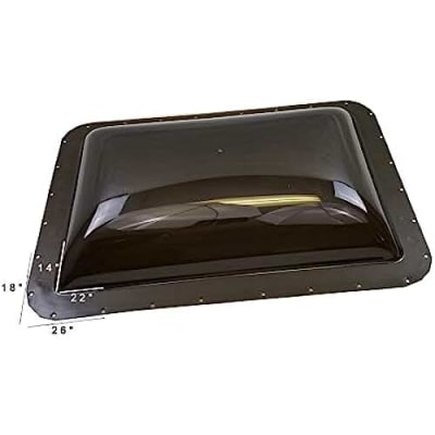 CUPULA 26 X 18 IN, NEGRA, CLASS A CUSTOMS